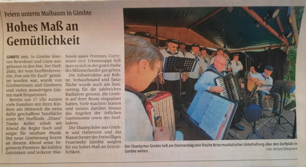 Maibaumfest Gimbte 2025