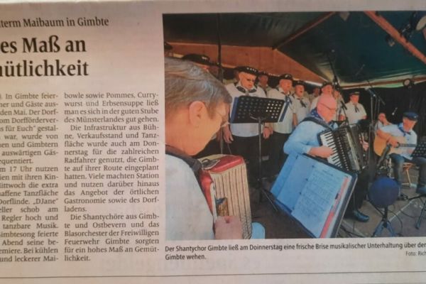 Maibaumfest Gimbte 2025