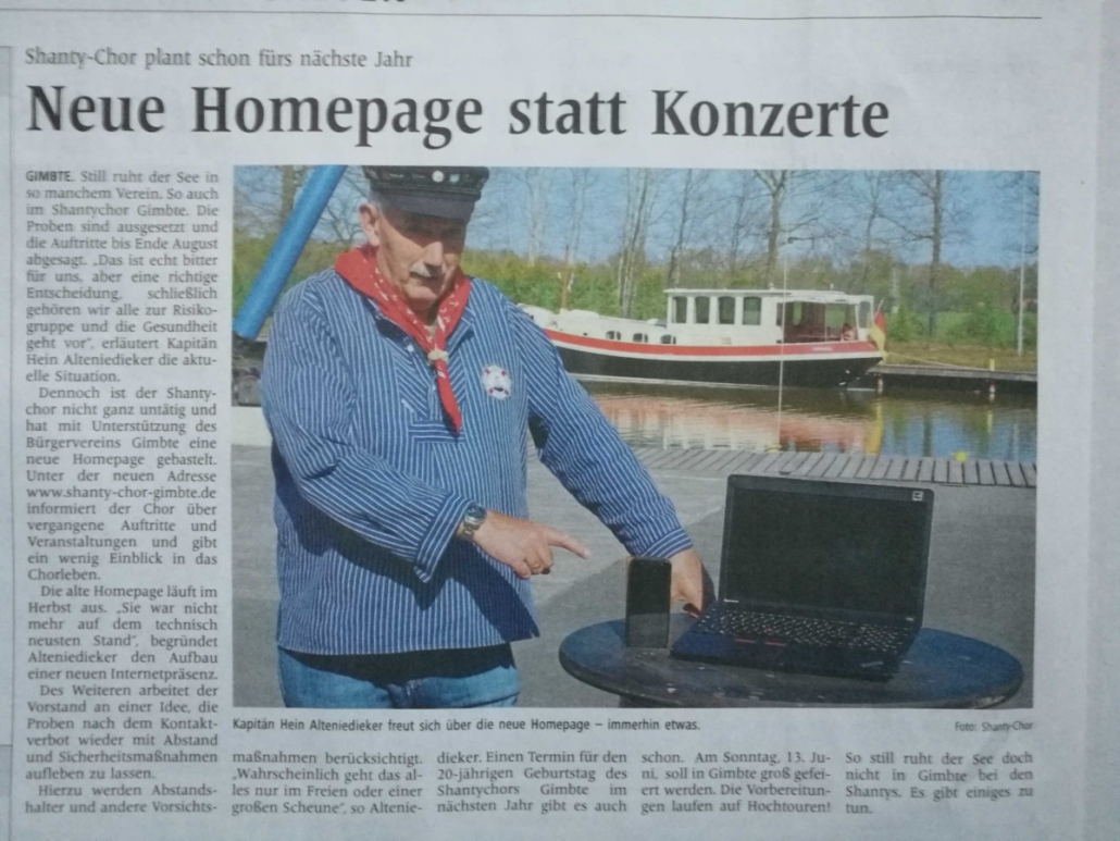Neue Homepage vorgestellt
